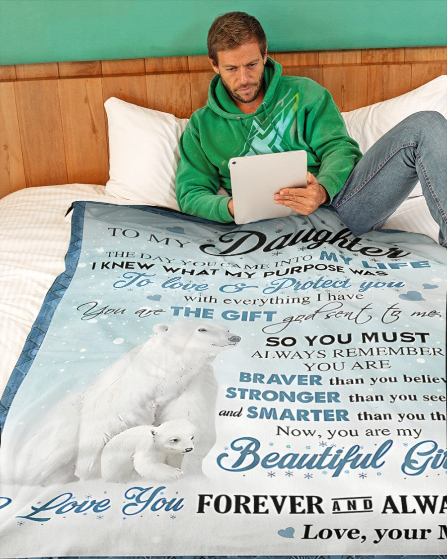 Special Gift For Your Daughter Blanket - From Mom (SKUB11-120)