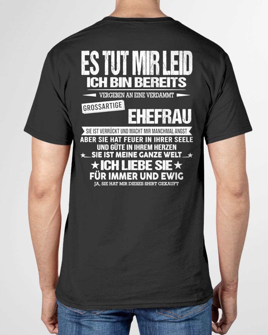 SIE IST MEINE GANZE WELT ICH LIEBE SIE FÜR IMMER UND EWIG -Das perfekte Geschenk für Ihren Ehemann - GER/NINA00 (SKU2605-350-00)