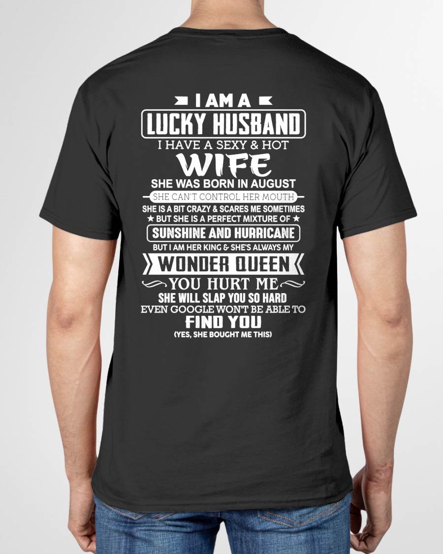 AUGUST - I AM A LUCKY HUSBAND I HAVE A SEXY & HOT WIFE  - FROM WIFE - NINA08 (SKU12-316-08)