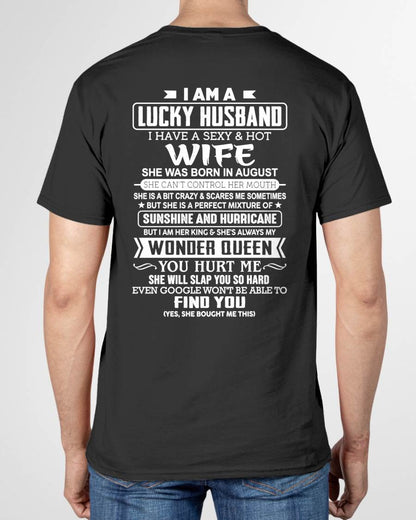 AUGUST - I AM A LUCKY HUSBAND I HAVE A SEXY & HOT WIFE  - FROM WIFE - NINA08 (SKU12-316-08)