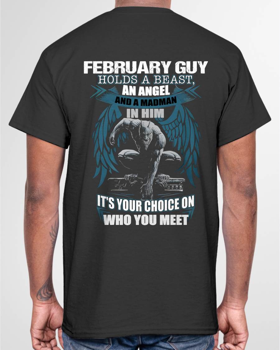 FEBRUARY - IT'S YOUR CHOICE ON WHO YOU MEET - MAN TEE - NINA02 (SKU26T-01-47-02)