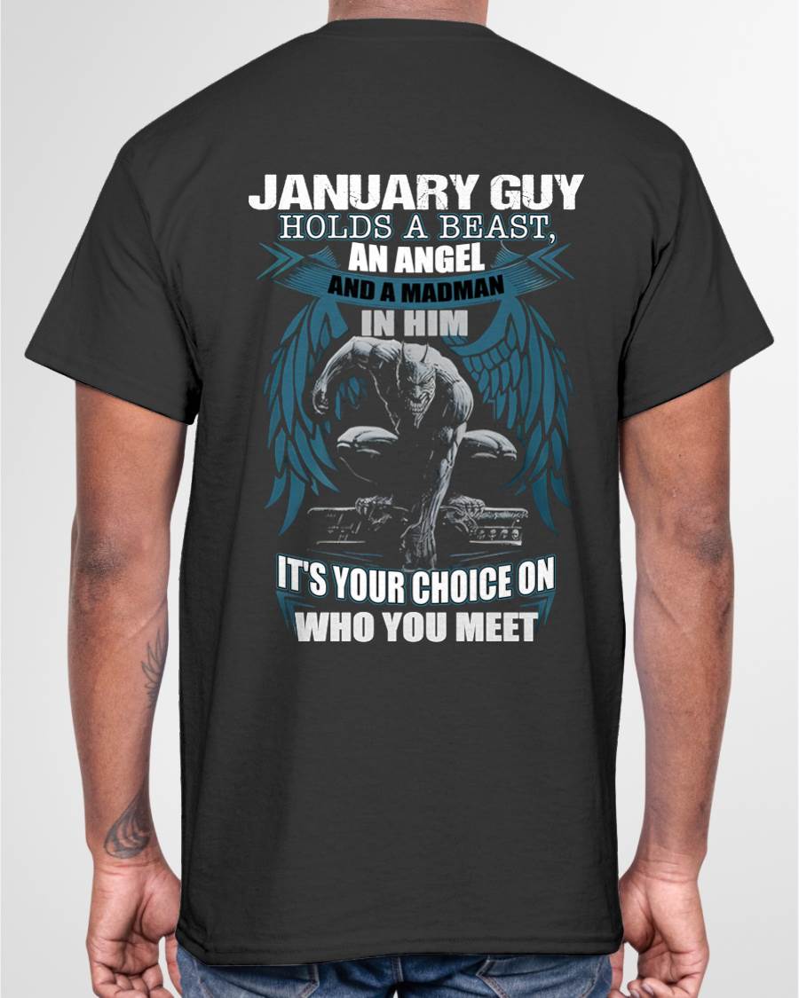 JANUARY - IT'S YOUR CHOICE ON WHO YOU MEET - MAN TEE - NINA01 (SKU26T-01-47-01)