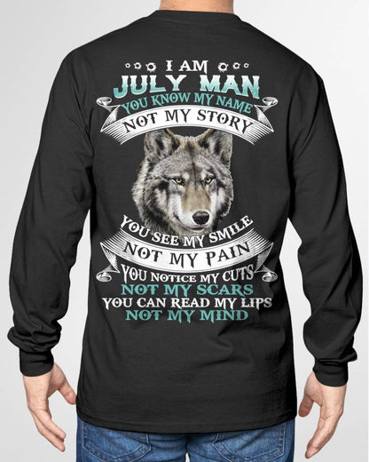 JULY - YOU NOTICE MY CUTS NOT MY SCARS YOU CAN READ MY LIPS NOT MY MIND - MAN TEE - NINA07 (SKU26T-01182-07)
