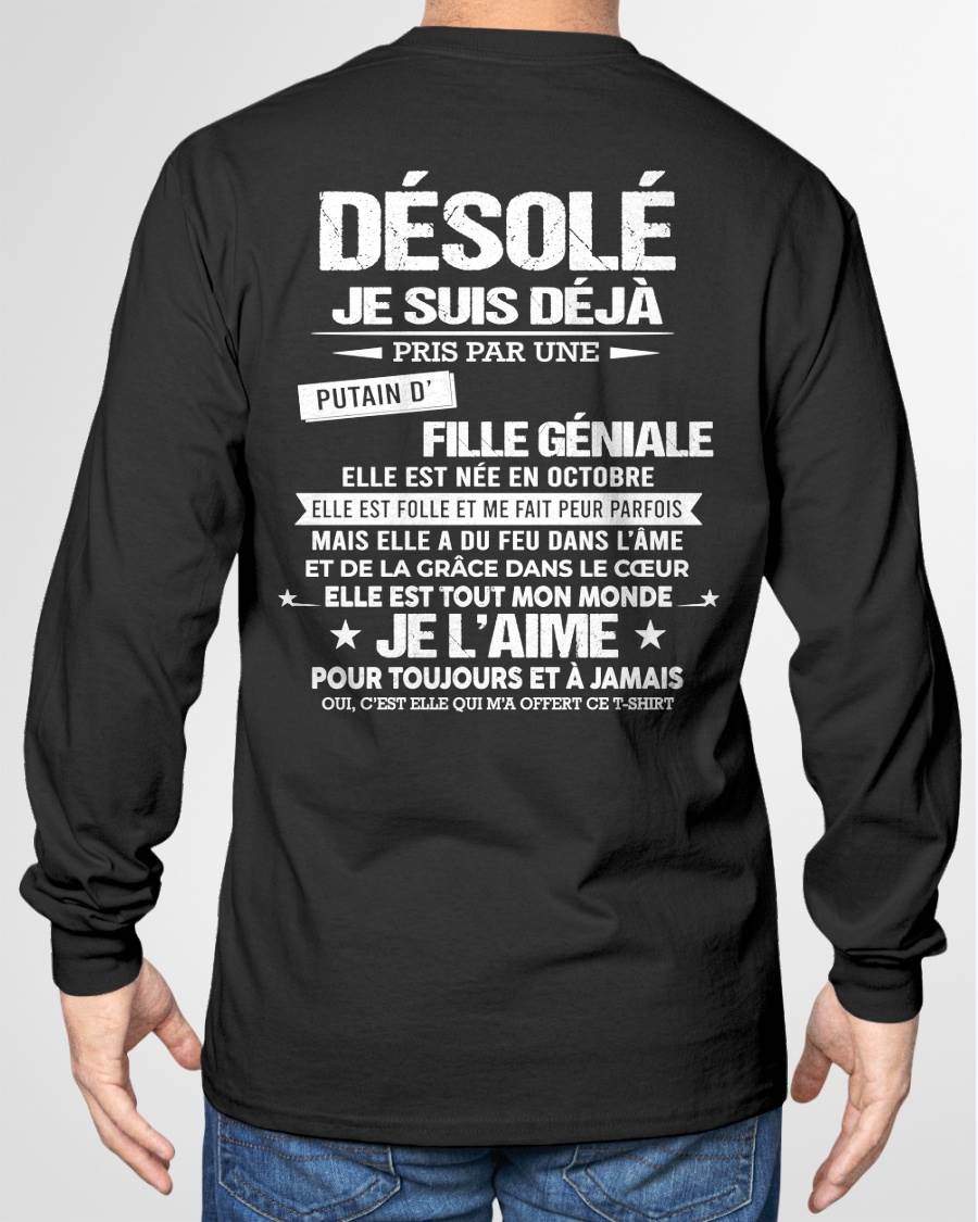 OCTOBRE – DÉSOLÉ, JE SUIS DÉJÀ PRIS PAR UNE FILLE VRAIMENT GÉNIALE – DE LA PART DE MA FEMME - FR10 / NINA10 (SKU26T-01140-10)