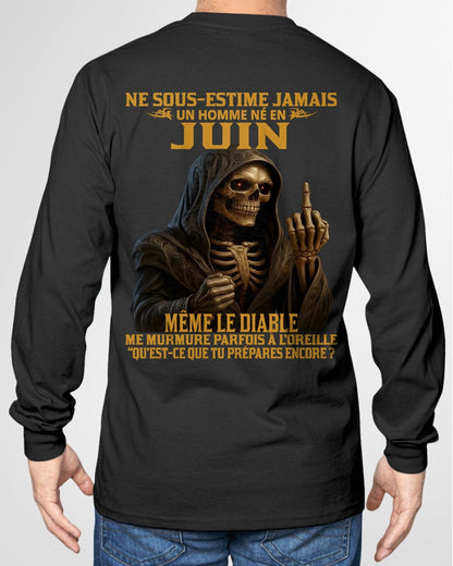 NE SOUS-ESTIME JAMAIS UN HOMME NÉ EN JUIN Fr06 NINA06 male (SKU12-305-06)