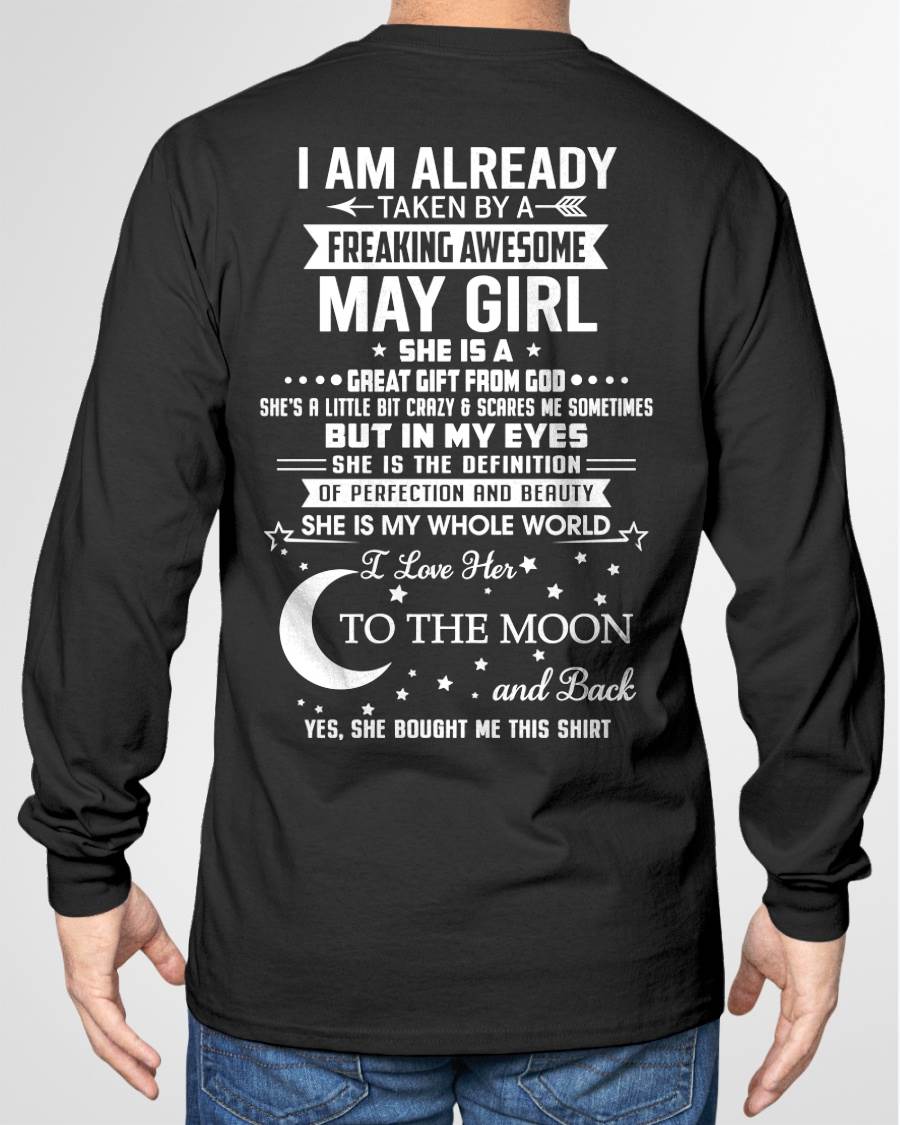 MAY - SHE IS MY WHOLE WORLD I LOVE HER TO THE MOON AND BACK - FROM WIFE - NINA05 (SKU2602-71-05)