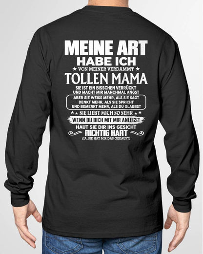 MEINE ART HABE ICH VON MEINER VERDAMMT TOLLEN MAMA – Das perfekte Geschenk für deinen Sohn - NINA00 (SKU2610-78-00)