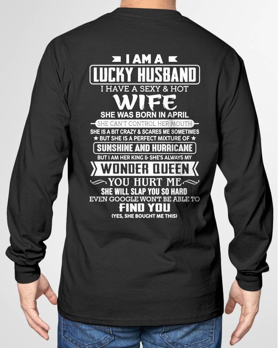 APRIL - I AM A LUCKY HUSBAND I HAVE A SEXY & HOT WIFE  - FROM WIFE - NINA04 (SKU12-316-04)