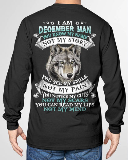 DECEMBER - YOU NOTICE MY CUTS NOT MY SCARS YOU CAN READ MY LIPS NOT MY MIND - MAN TEE - NINA12 (SKU26T-01182-12)