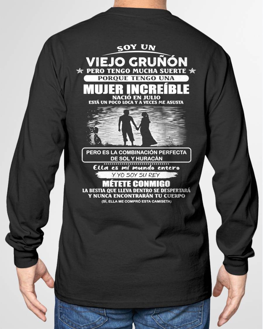 JULIO - SOY UN VIEJO GRUÑÓN - Regalo especial para tu novio o esposo - NINA07 (SKU2604-270-07)