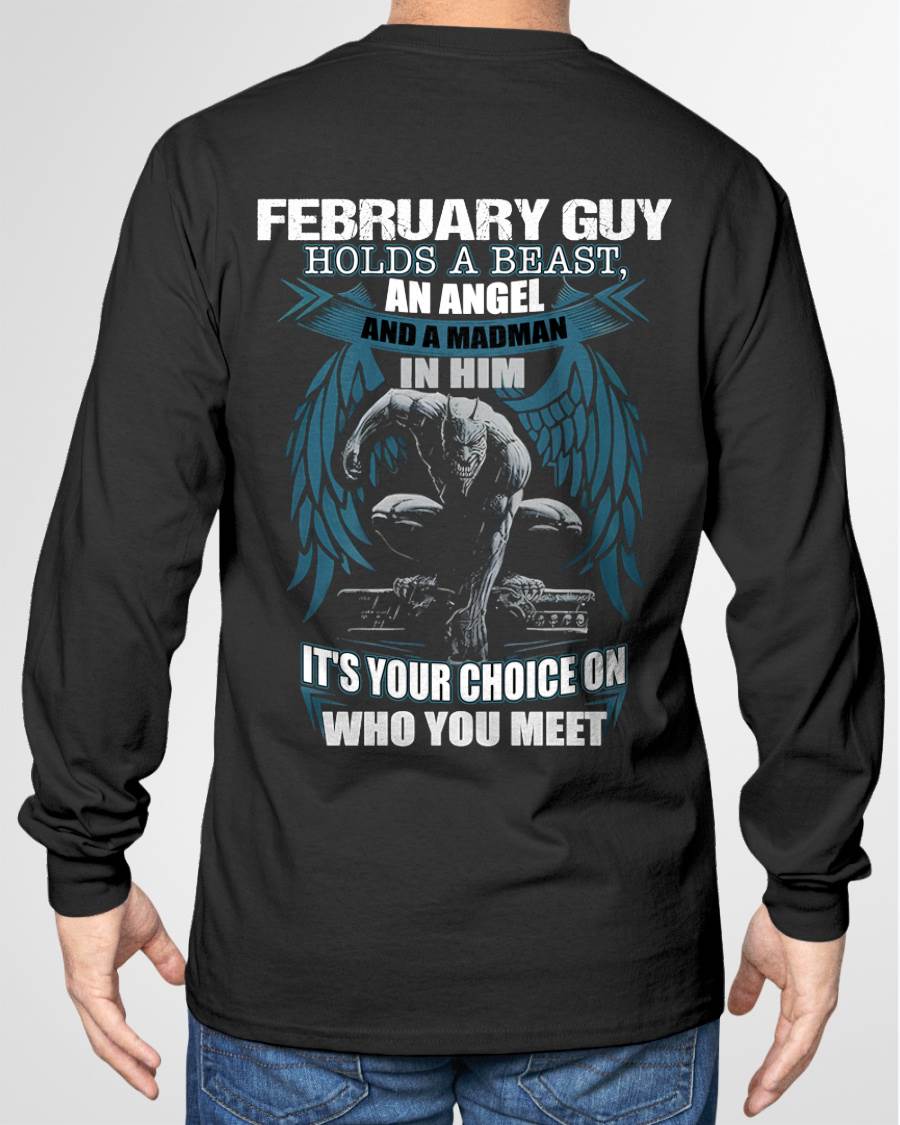 FEBRUARY - IT'S YOUR CHOICE ON WHO YOU MEET - MAN TEE - NINA02 (SKU26T-01-47-02)