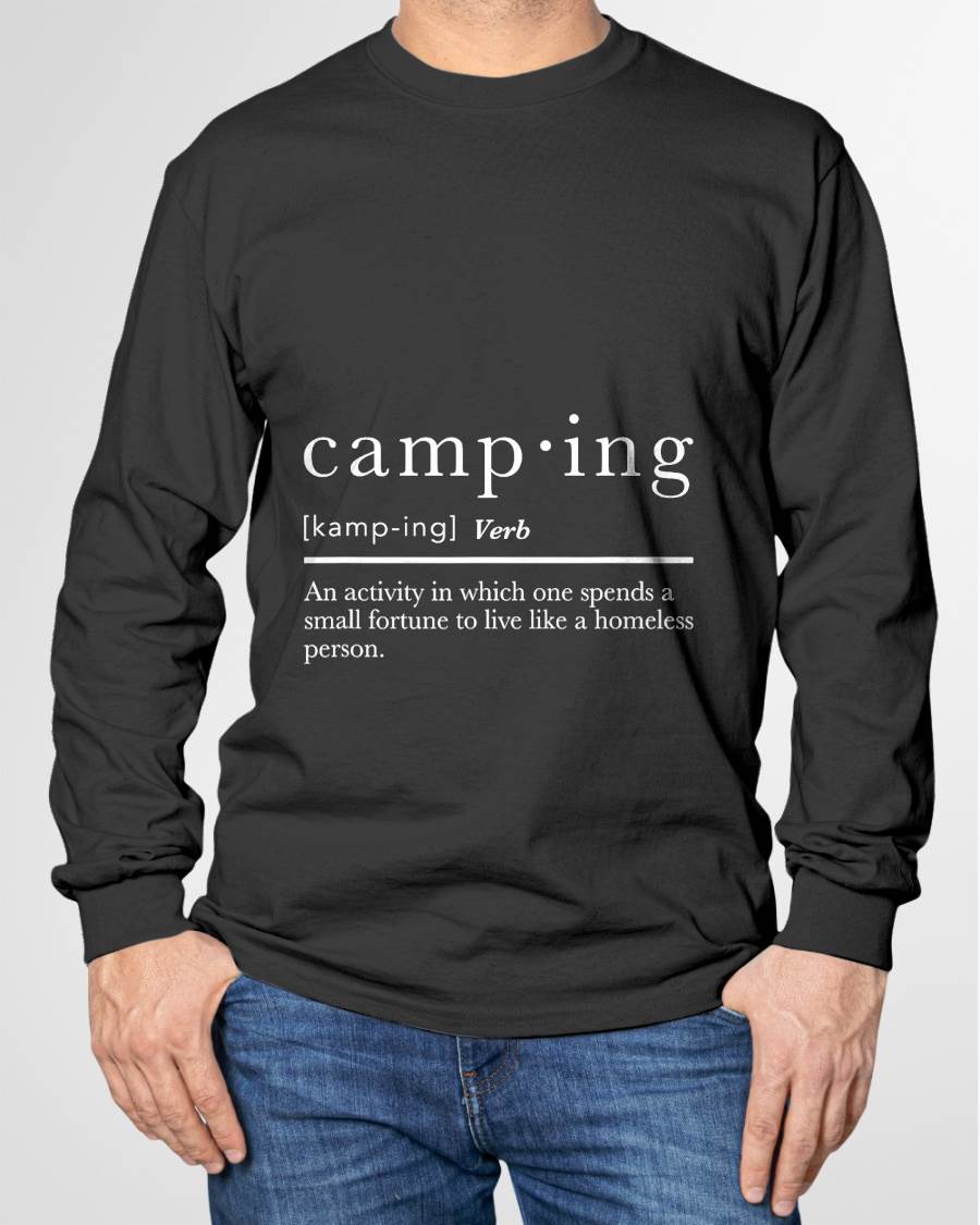 Funny Camping Shirts for Men Women Definition Camp T-Shirt