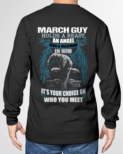 MARCH - IT'S YOUR CHOICE ON WHO YOU MEET - MAN TEE - NINA03 (SKU26T-01-47-03)