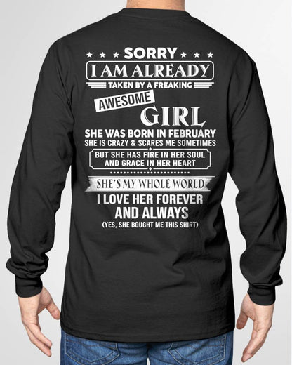 FEBRUARY – SHE HAS FIRE IN HER SOUL AND GRACE IN HER HEART I LOVE HER FOREVER AND ALWAYS – FROM WIFE – NINA02 (SKU2602-60-02)