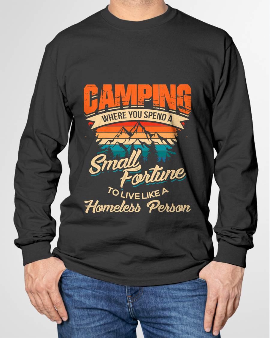 Funny Camping Gifts with Sayings for Campers Camp - Camping T-Shirt (SKUNINA - C03)