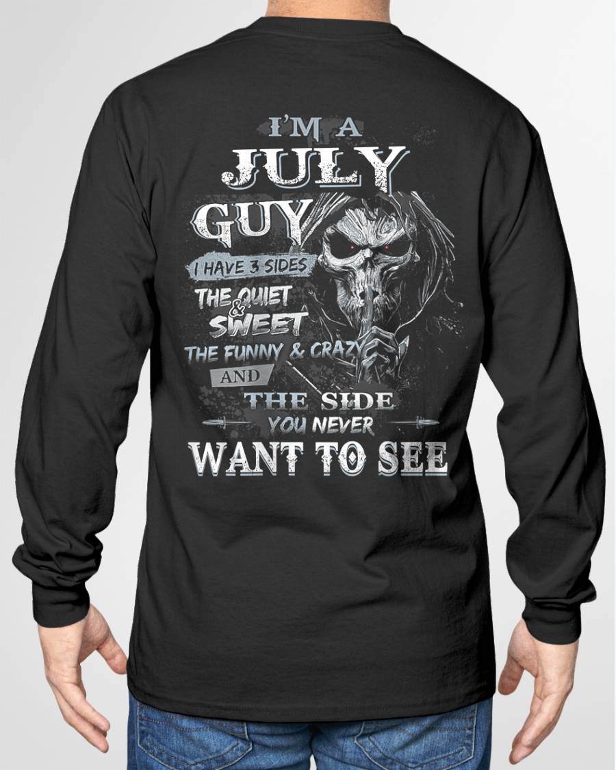 JULY - I HAVE 3 SIDES THE QUITE & SWEET THE FUNNY & CRAZY - MAN TEE - NINA07 (SKU07-60-07)