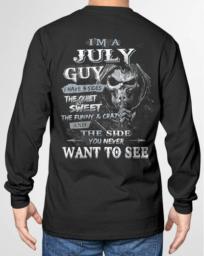 JULY - I HAVE 3 SIDES THE QUITE & SWEET THE FUNNY & CRAZY - MAN TEE - NINA07 (SKU07-60-07)