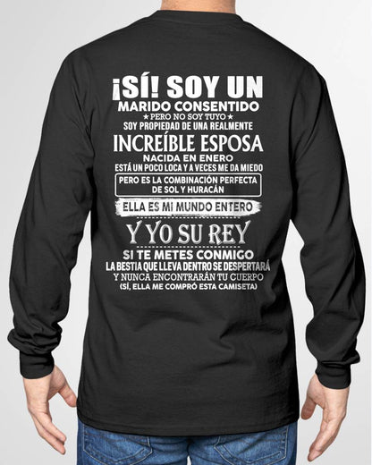 ENERO - ¡SÍ! SOY UN MARIDO CONSENTIDO - Regalo especial para tu novio o esposo - NINA01