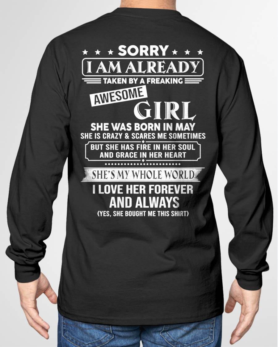 MAY – SHE HAS FIRE IN HER SOUL AND GRACE IN HER HEART I LOVE HER FOREVER AND ALWAYS – FROM WIFE – NINA05 (SKU2602-60-05)