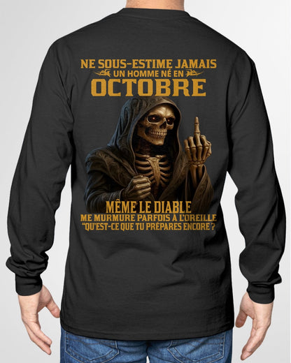 NE SOUS-ESTIME JAMAIS UN HOMME NÉ EN OCTOBRE Fr10 NINA10 male (SKU12-305-10)