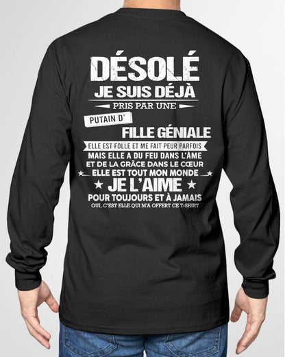 DÉSOLÉ, JE SUIS DÉJÀ PRIS PAR UNE FILLE VRAIMENT GÉNIALE – DE LA PART DE MA FEMME - FR00 / NINA00 (SKU26T-01140-00)