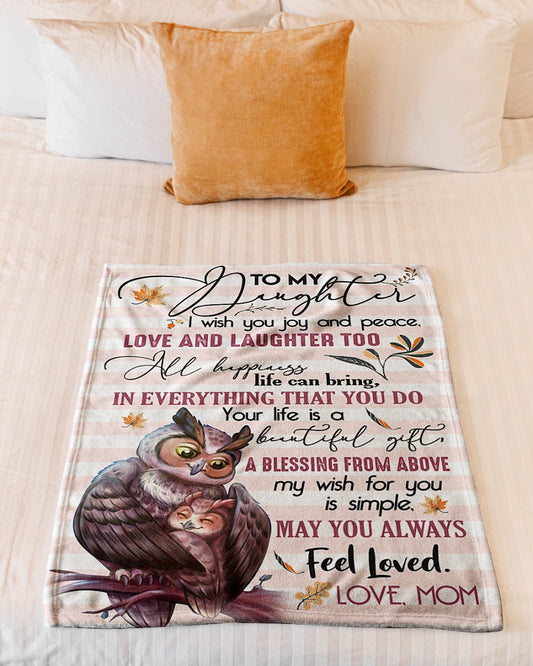 Special gift for daughter - Blanket - from mom