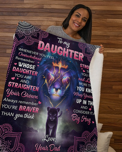 Special blanket for Daughter - From Dad blanket