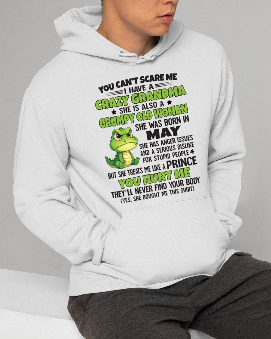 MAY - YOU CAN'T SCARE ME - FOR GRANDSON - GIFT FROM GRANDMA - NINA05 (SKU09-85-05)