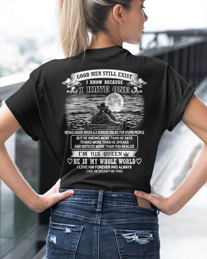 GOOD MEN STILL EXIST I KNOW BECAUSE HAVE ONE - Perfect gift for your girlfriend or wife From Husband - NINA00 (SKU2608-603-00)