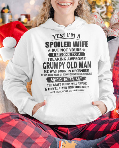 Grumpy Old Man December – Perfect gift for your wife From Husband – NINA12 (SKU08-63-12)