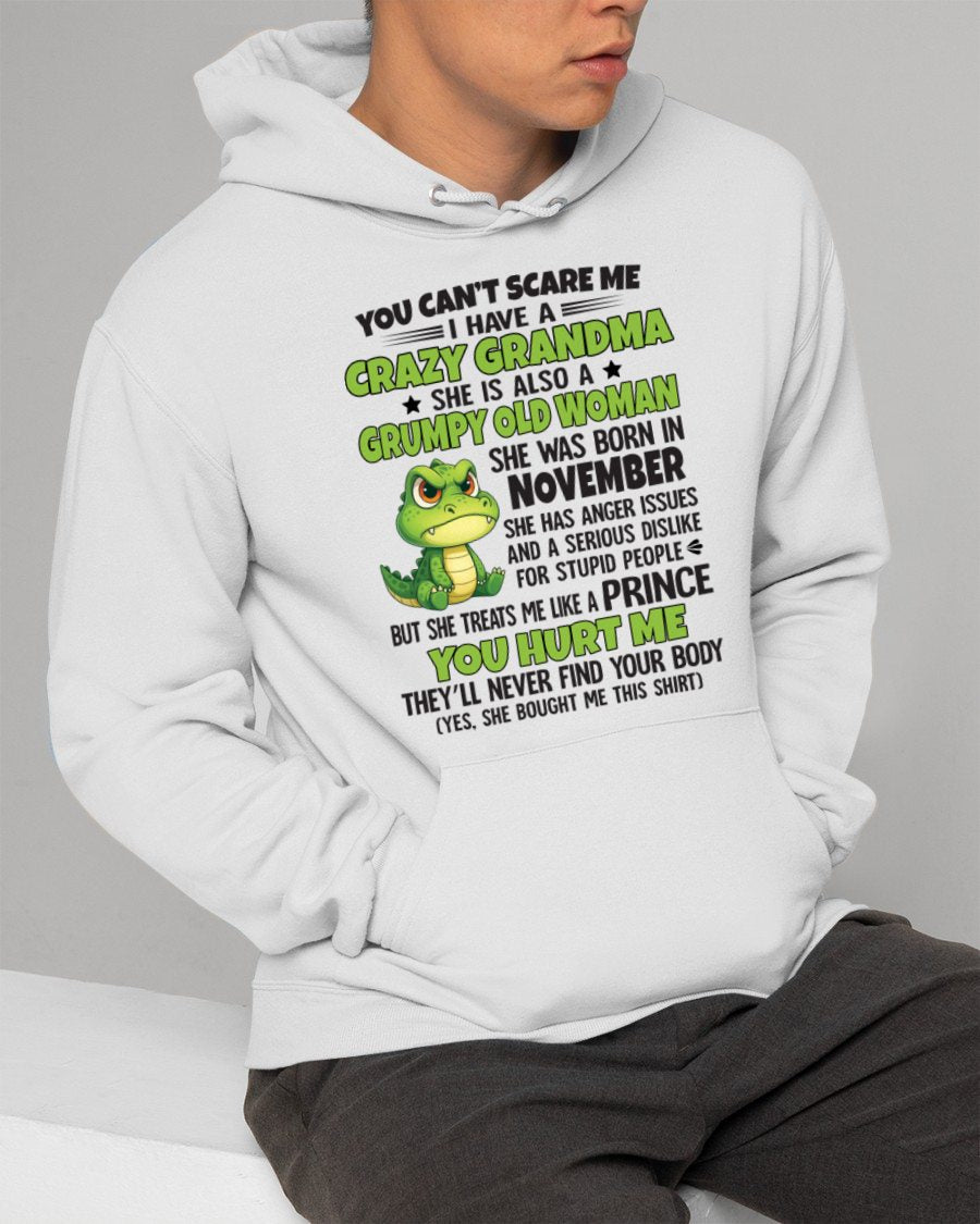 NOVEMBER - YOU CAN'T SCARE ME - FOR GRANDSON - GIFT FROM GRANDMA - NINA11 (SKU09-85-11)