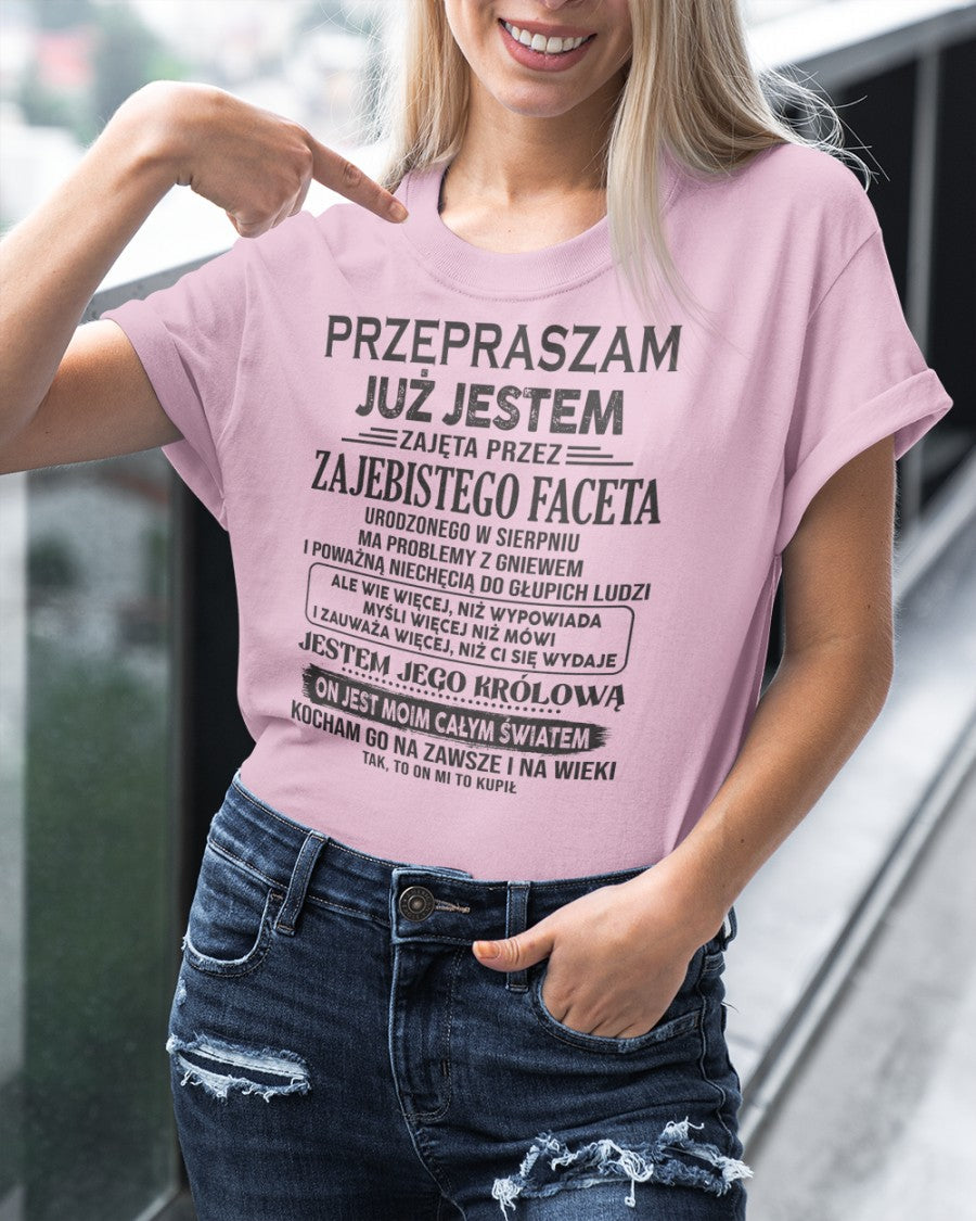 Sierpień – Wspaniały facet urodzony w sierpniu – Specjalny prezent dla twojej dziewczyny – POL/NINA08 (SKU05-11-08)