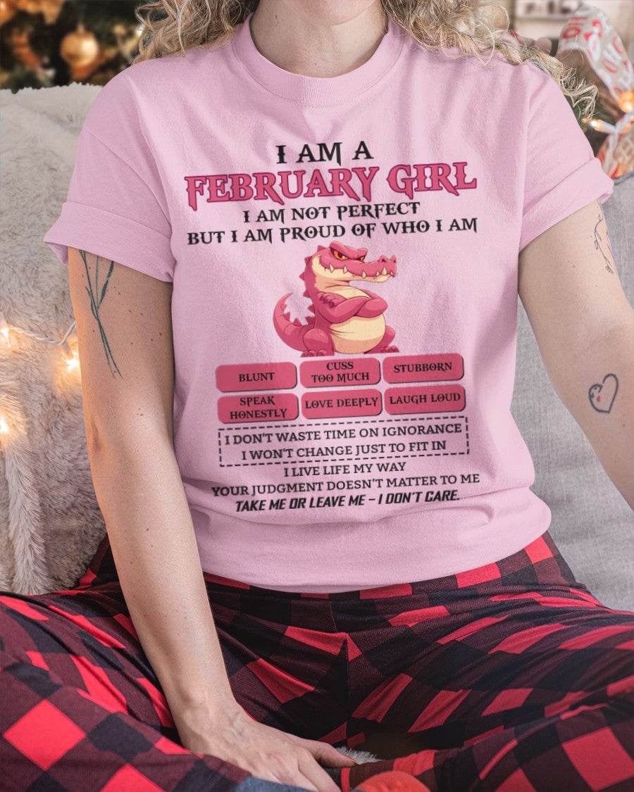 February Girl Shirt – Birthday Gift for Women - NINA02 FMA (SKU10-80-02)