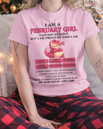 February Girl Shirt – Birthday Gift for Women - NINA02 FMA (SKU10-80-02)