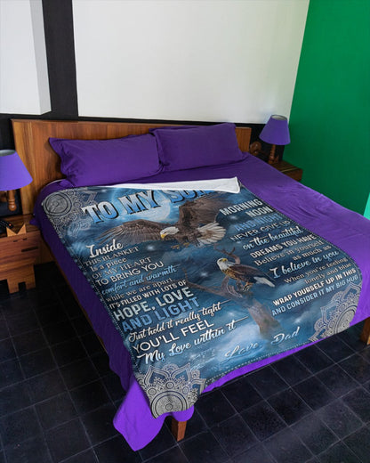 Special Gift For Your Son Blanket - From Dad (SKUB11-109)