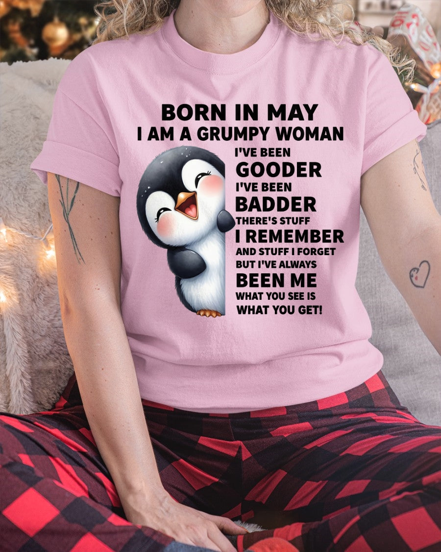 BORN IN MAY I AM A GRUMPY WOMAN NINA05 FMA (SKU09-95-05)