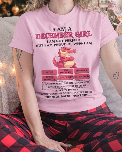 December Girl Shirt – Birthday Gift for Women - NINA12 FMA (SKU10-80-12)