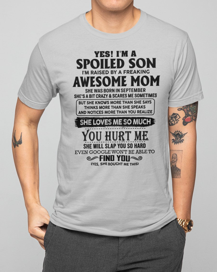 September - Awesome Mom - Perfect Gift For Son From Mom - NINA09 (SKU-SPW-09)
