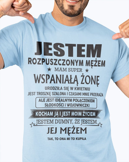Niesamowita Żona Urodzona w kwietniu – Idealny Prezent dla Twojego Męża – POL/NINA04 (SKU06-26-04)