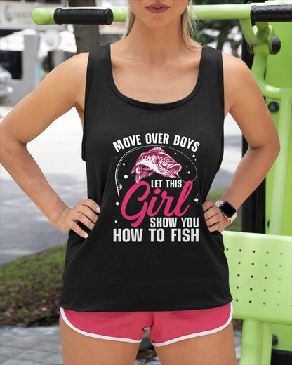 Funny Fishing Design for Girls Women Fisherman Fishing Lover T-Shirt (SKUNINA- F03)