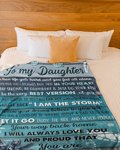 Special Gift For Your Daughter Blanket - From Mom