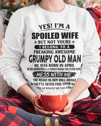Grumpy Old Man April – Perfect gift for wife From Husband – NINA04 (SKU08-63-04)