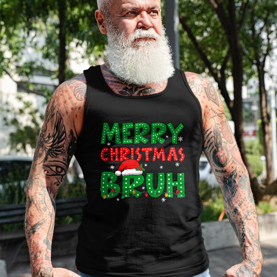 Bruh Meme Funny Saying Bro Greeting Teens Boys Men Christmas T-Shirt - Christmas Unisex T-Shirt/Hoodie/Sweatshirt - NINA00