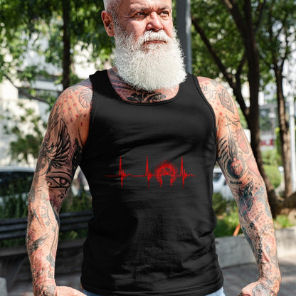 Native American T-Shirts, Vintage Native American Unisex T-Shirt/Hoodie/Sweatshirt HLT00 - Native American Headdress Indian Chief Heartbeat EKG Pulse T-Shirt