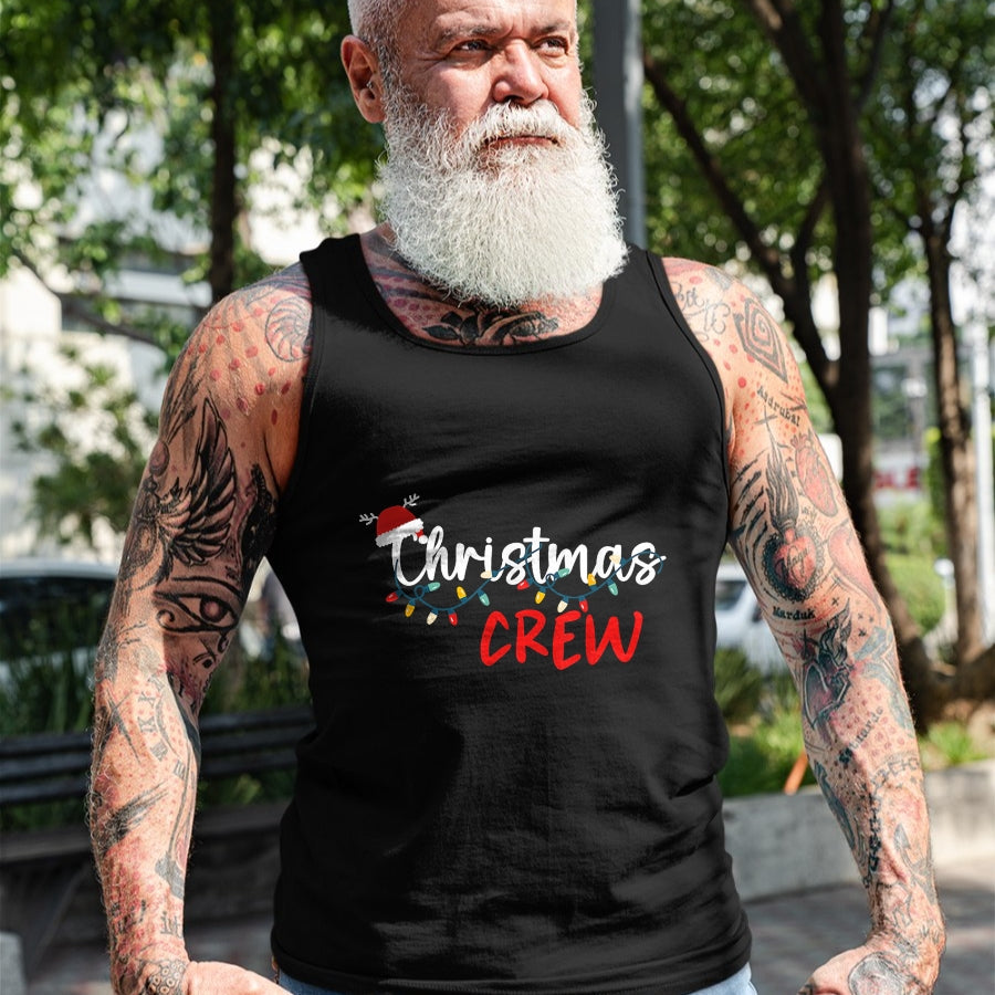 Christmas Crew Xmas Lights Family Matching Pajamas Holiday T-Shirt - Christmas Unisex T-Shirt/Hoodie/Sweatshirt - NINA00