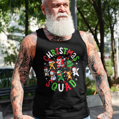 Christmas Squad Santa Dabbing Elf Family Matching Pajamas T-Shirt - Christmas Unisex T-Shirt/Hoodie/Sweatshirt - NINA00