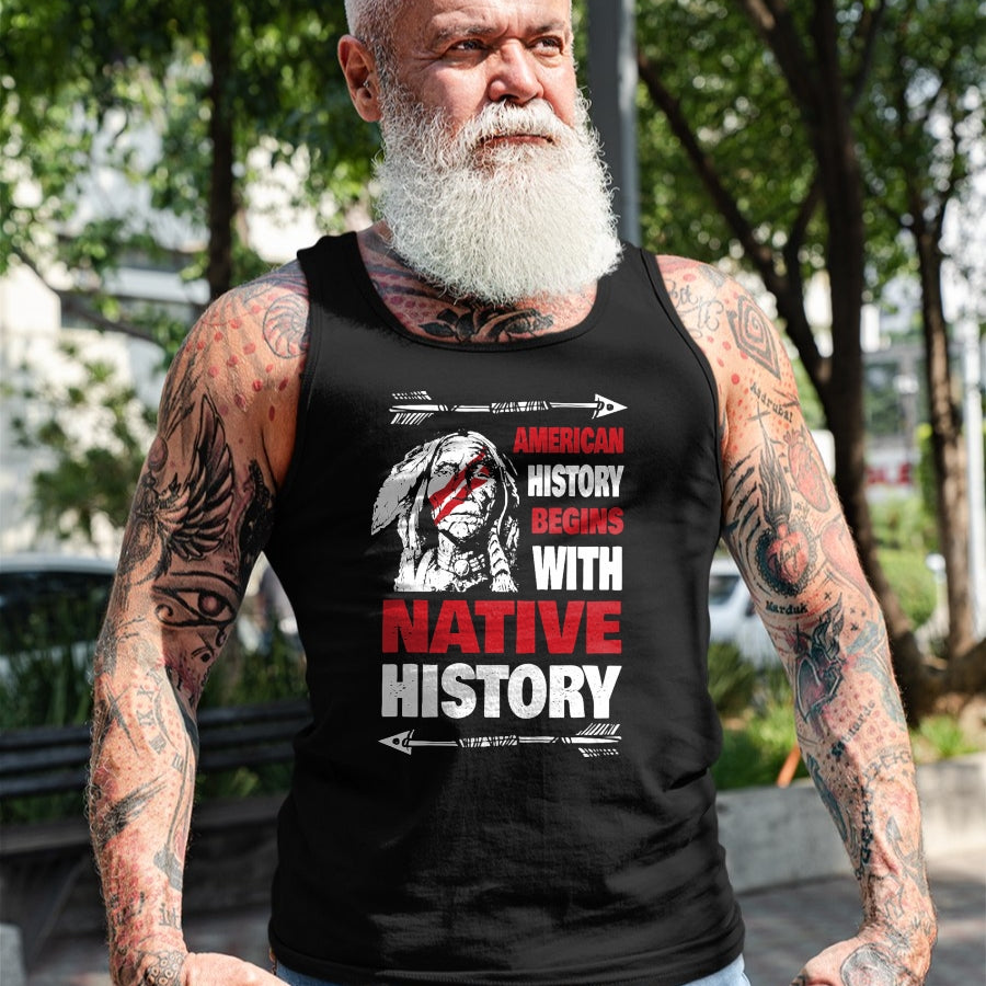 Native American T-Shirts, Vintage Native American Unisex T-Shirt/Hoodie/Sweatshirt HLT00 - History Native American T-Shirt (1)