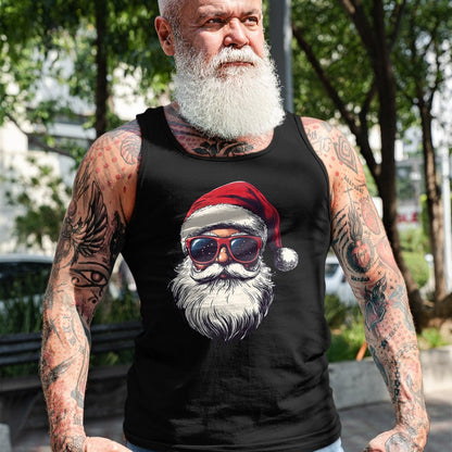 Cool Santa Claus Face Retro Sunglasses Christmas Men Boys T-Shirt - Christmas Unisex T-Shirt/Hoodie/Sweatshirt - NINA00
