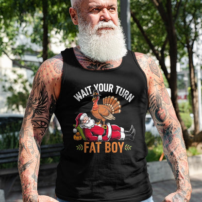 Funny Thanksgiving Christmas Turkey vs Santa for Men Women T-Shirt - Christmas Unisex T-Shirt/Hoodie/Sweatshirt - NINA00