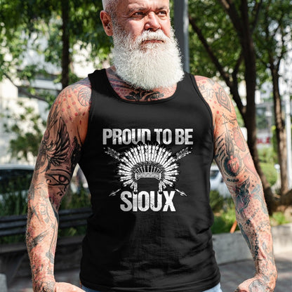 Native American T-Shirts, Vintage Native American Unisex T-Shirt/Hoodie/Sweatshirt HLT00 - Native American Heritage Quote for a Proud Sioux T-Shirt